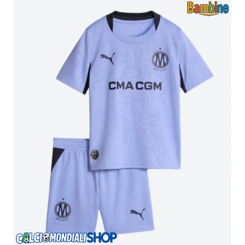 Maglie da calcio Olympique de Marseille Terza Maglia Bambino 2026-27 Manica Corta + Pantaloni corti)